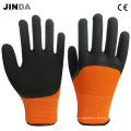 Latex Foam Coated Mechanic Work Gloves (LH307)